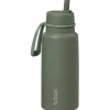 Botella Térmica con Boquilla Plegable y Asa 1L Olive