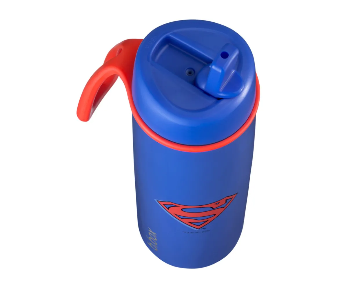 Botella Térmica Con Boquilla Plegable y Asa 690ml Superman