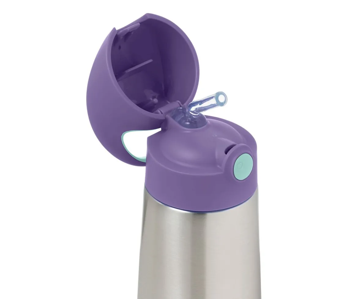 Botella Térmica con Pajita 350 ml Lilac Pop