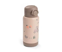 Botella Térmica con Pajita Tiny Farm Powder 340ml