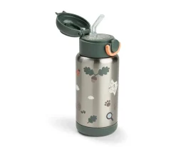 Botella Térmica con Pajita Tiny Trails Green 340ml