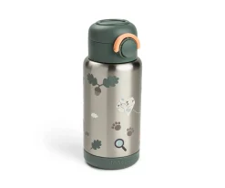 Botella Térmica con Pajita Tiny Trails Green 340ml
