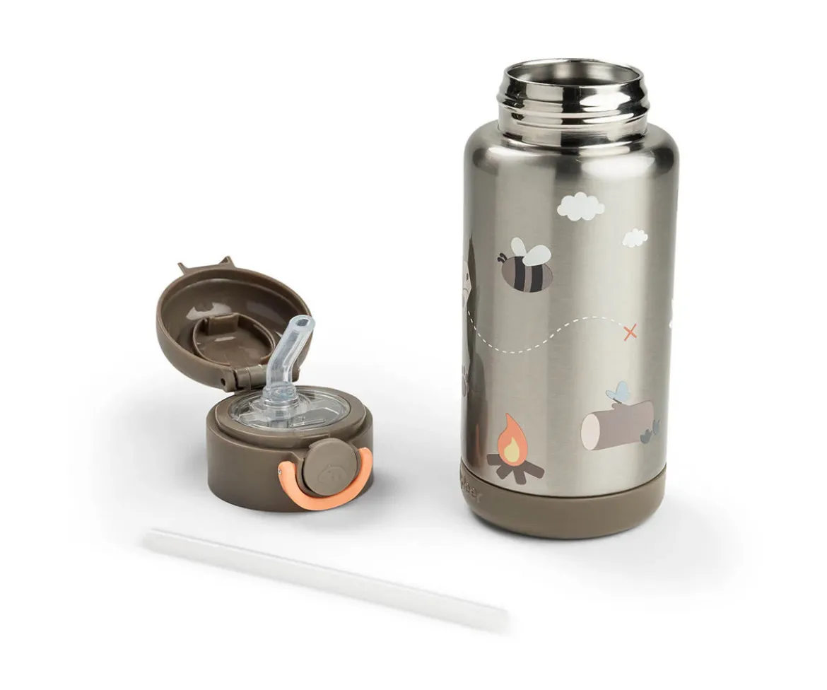 Botella Térmica con Pajita Tiny Trails Sand 340ml