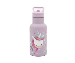 Botella Térmica con Pajita Unicornio 350ml