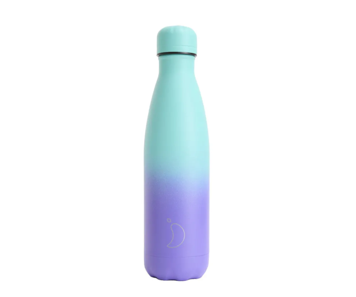 Botella Térmica Gradient Violet & Pastel Green 500 ml