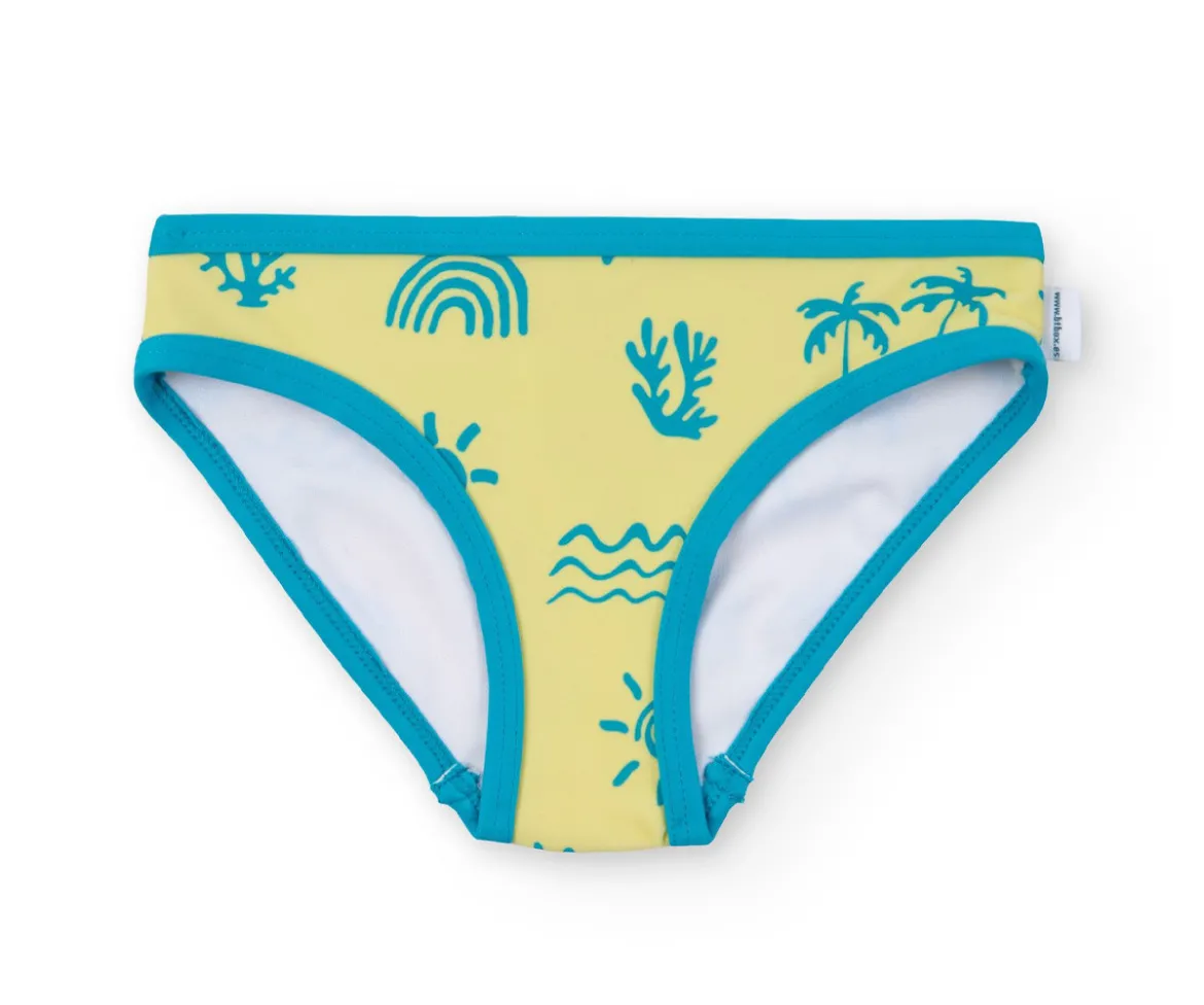 Braga Bikini Protección Solar Neon Palms