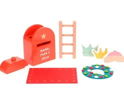 Buzón Mágico Rojo y Complementos Puerta Personalizable