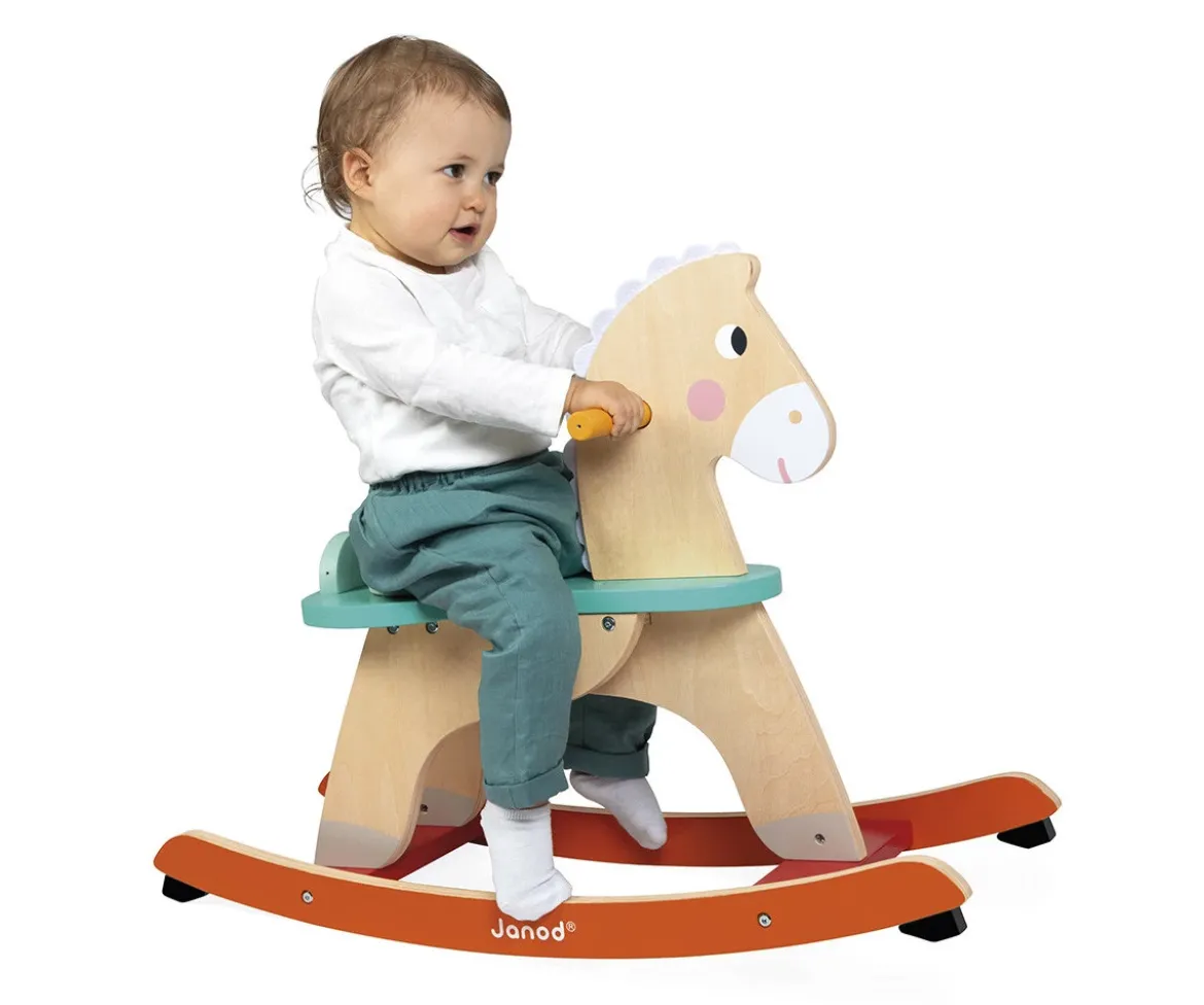 Caballo Balancín de Madera Ogalo Zigolos