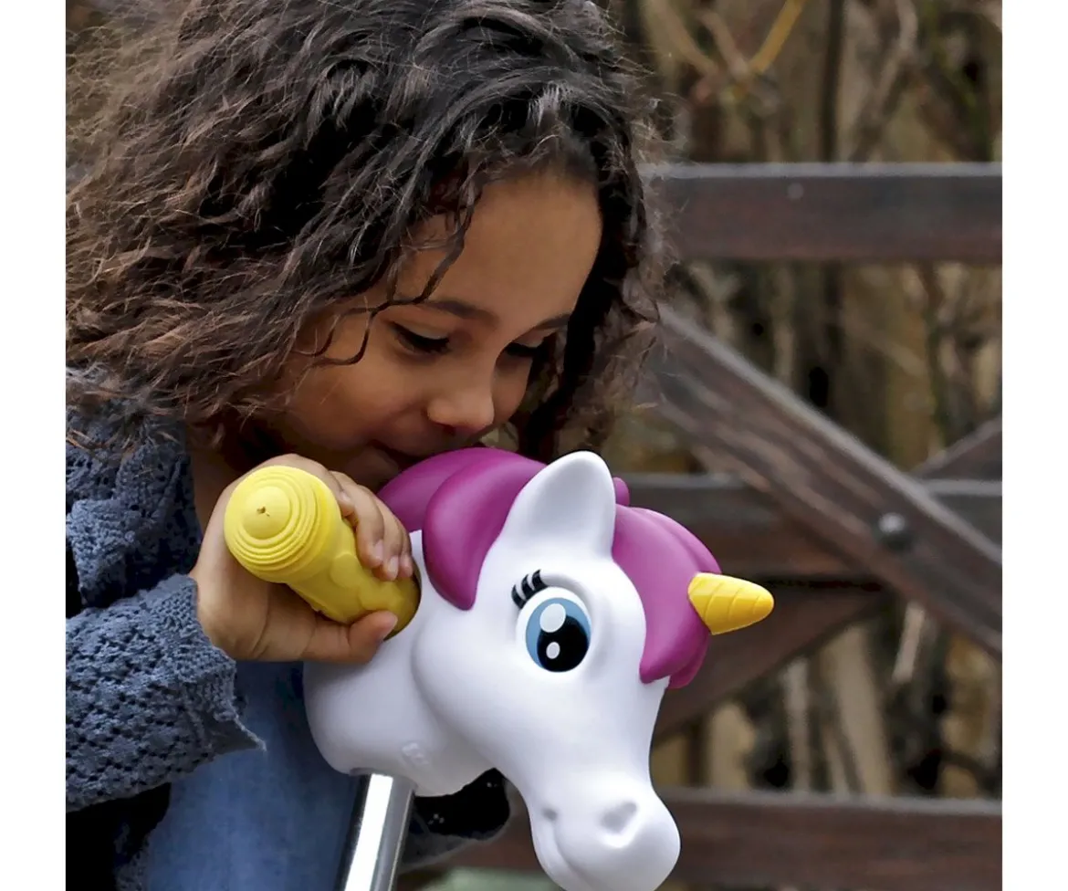 Cabeza Patinete Unicornio Blanco