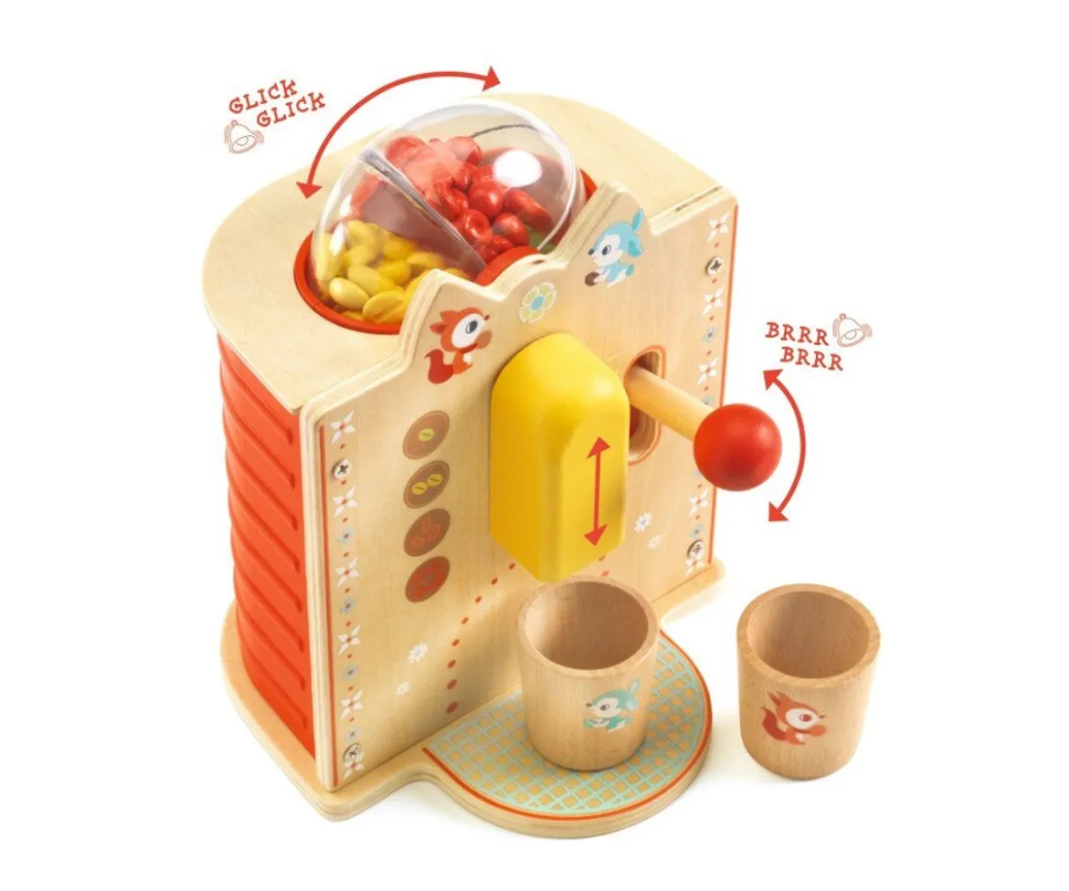 Cafetera de Madera Espresso de Grano