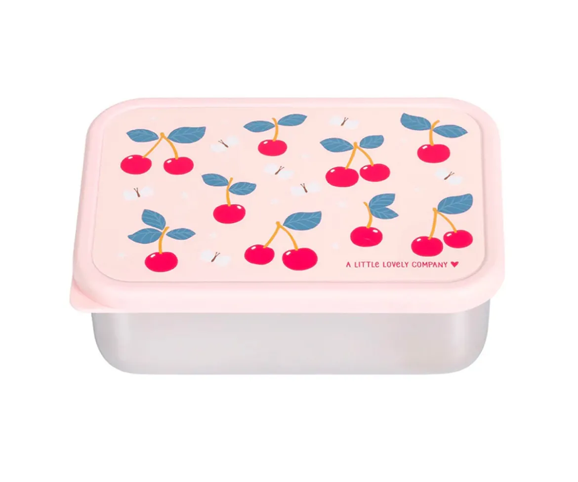 Caja Almuerzo Acero Cherries