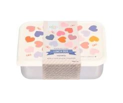 Caja Almuerzo Acero Corazones