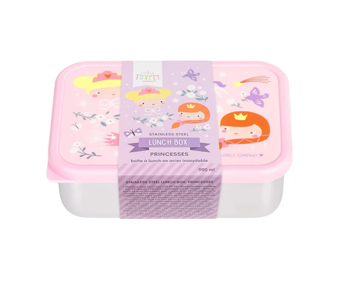 Caja Almuerzo Acero Princesas
