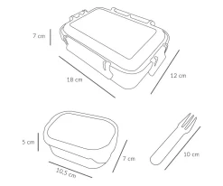 Caja Almuerzo Bento Mouse Fairies