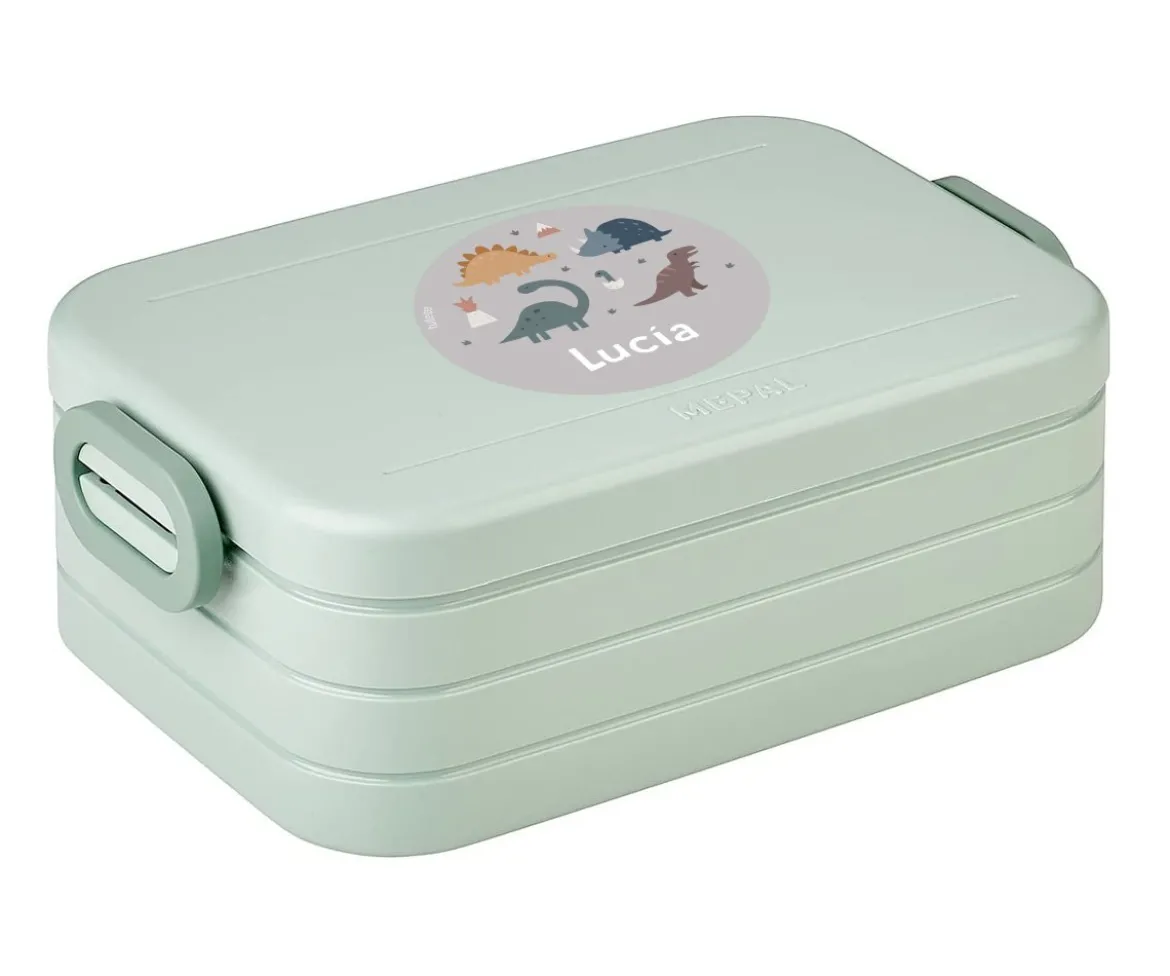 Caja Almuerzo Bento Nordic Sage Personalizada Dinos World