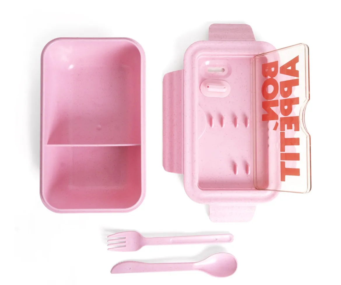 Caja Almuerzo Bon Appétit Rosa HF