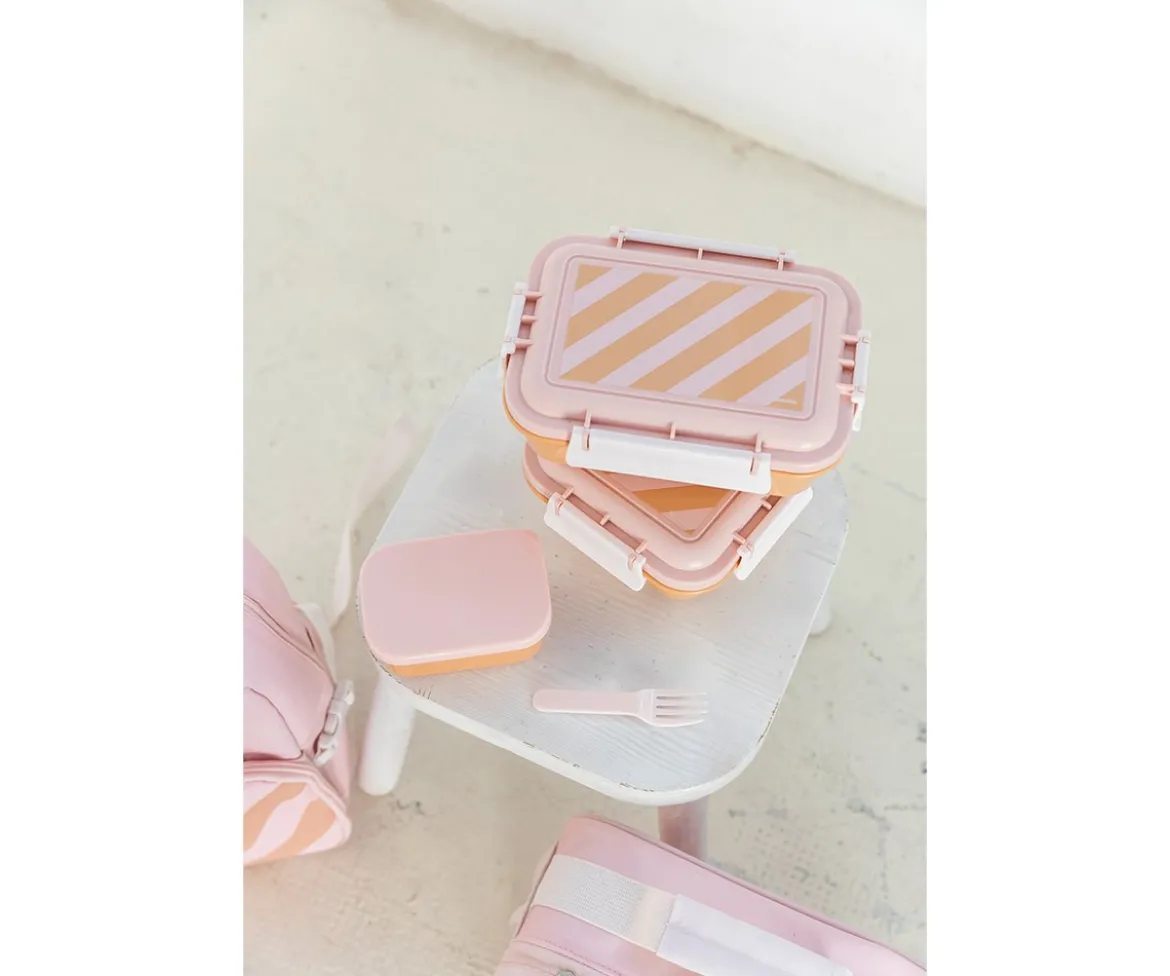 Caja Almuerzo Grande Big Stripes Pink