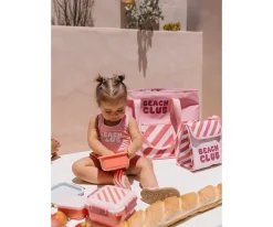 Caja Almuerzo Grande Stripes Bloom & Blush