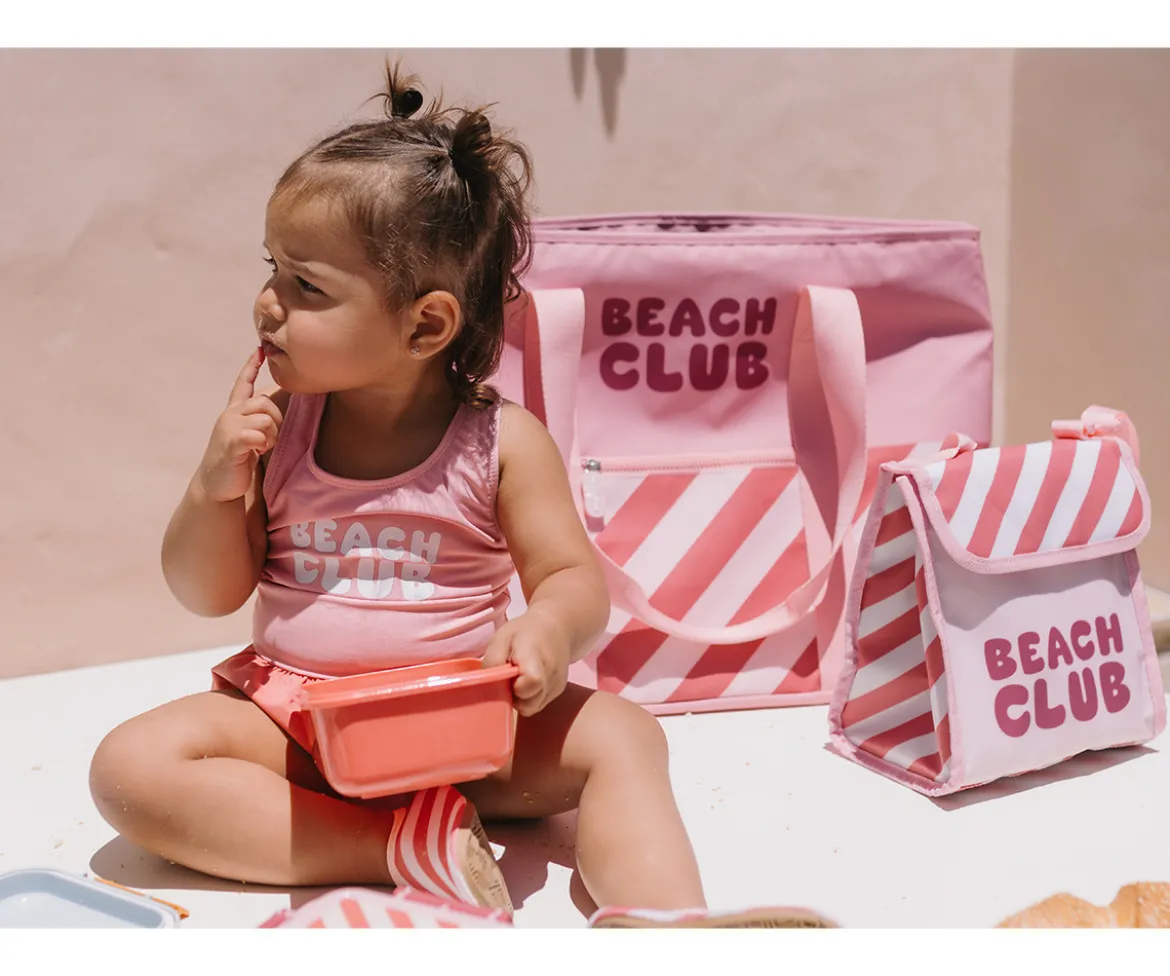 Caja Almuerzo Grande Stripes Bloom & Blush