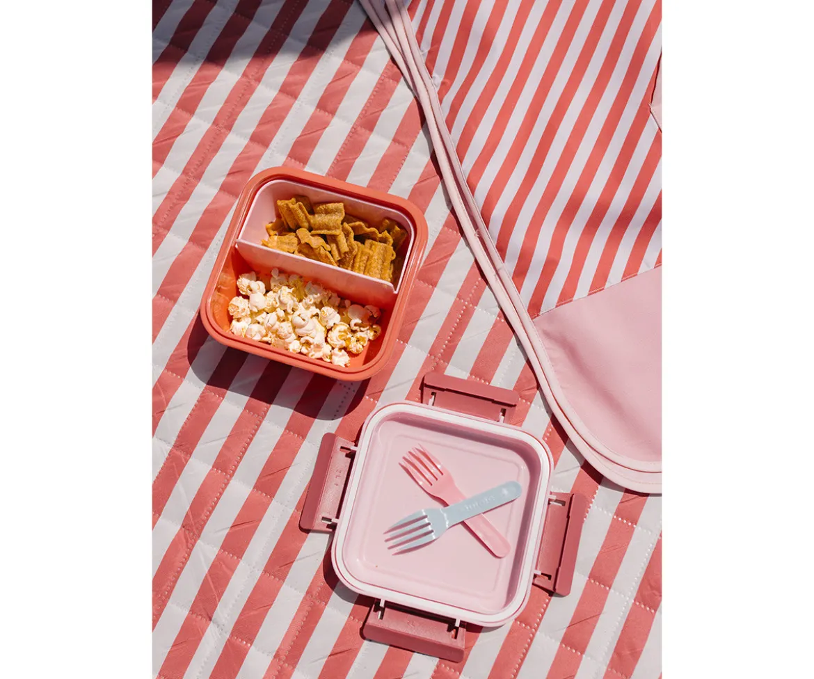 Caja Almuerzo Grande Stripes Bloom & Blush