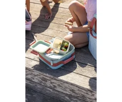 Caja Almuerzo Grande Stripes Sage