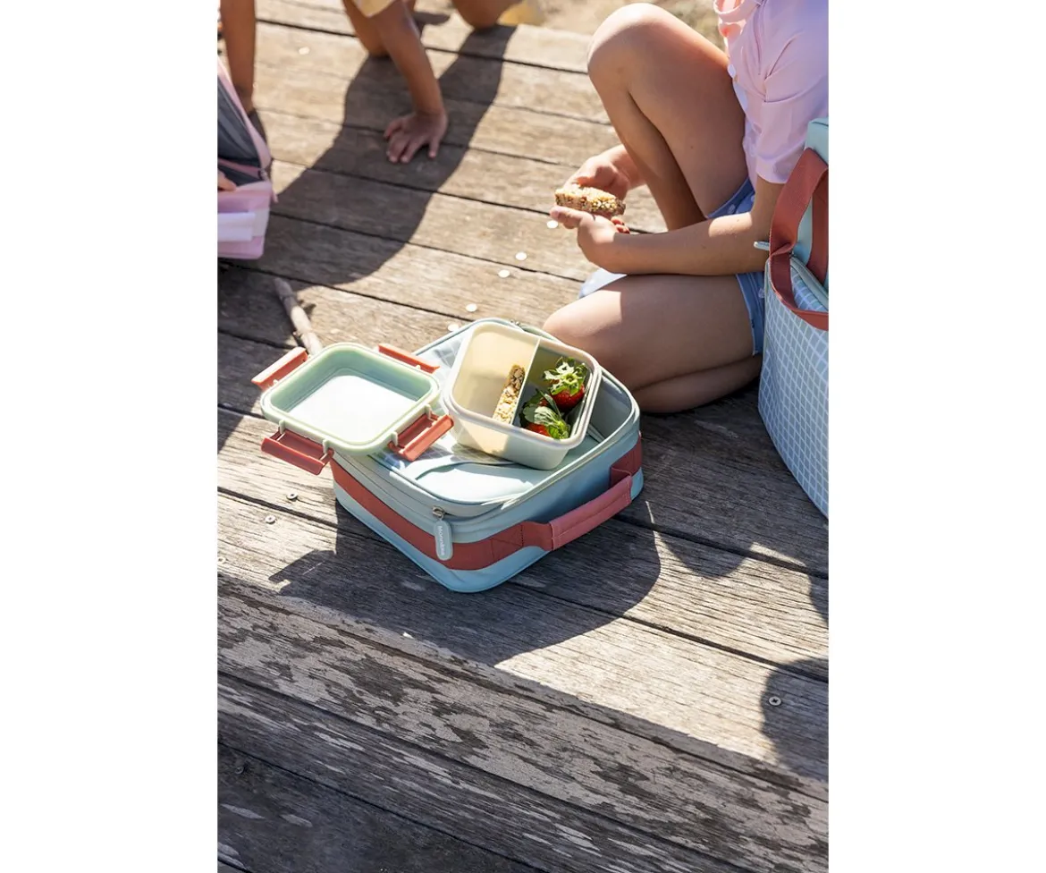 Caja Almuerzo Grande Stripes Sage