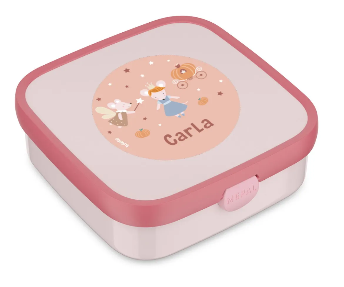 Caja Almuerzo Personalizada Bento Campus Grande Cool Pink Mouse Fairies