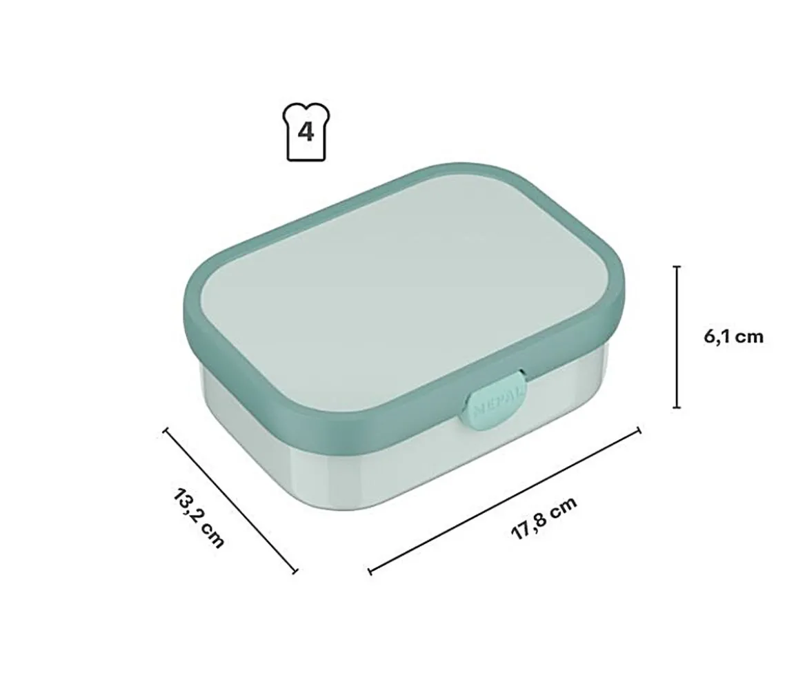 Caja Almuerzo Personalizada Midi Campus Cool Mint Funny Letters
