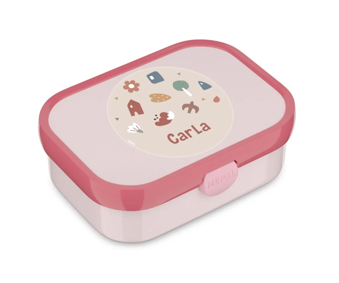 Caja Almuerzo Personalizada Midi Campus Cool Pink Geometric Nature