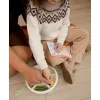Caja Almuerzo Snack Spinner Flip, Correa de Mano y Hoja de Pegatinas Coral Pink
