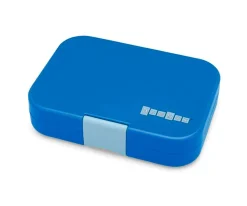Caja Almuerzo Yumbox Panino Azul True Tiburón 4 Compartimentos
