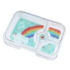 Caja Almuerzo Yumbox Panino Rosa Power Arcoíris 4 Compartimentos