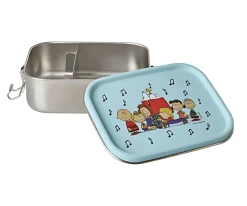 Caja de Almuerzo Acero Inoxidable Snoopy Light Blue