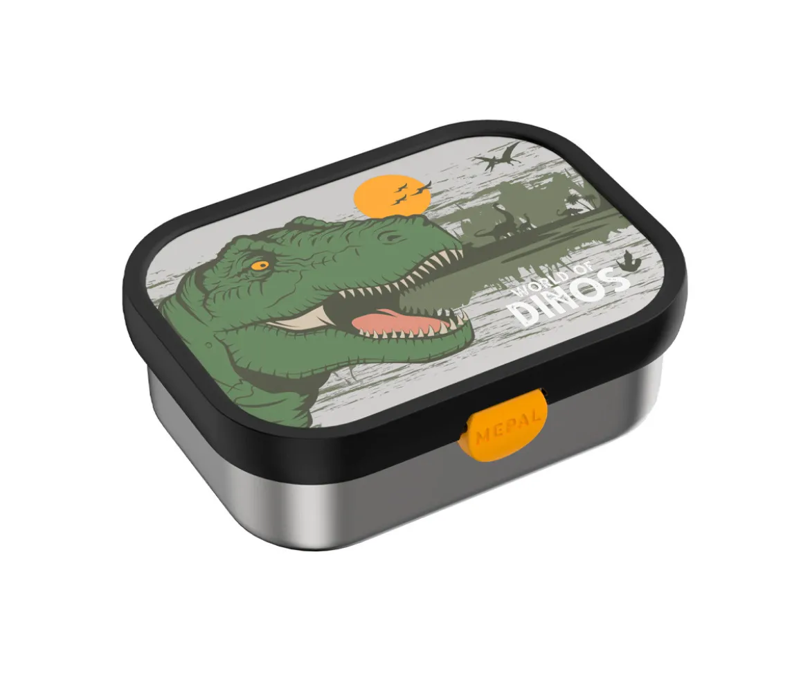 Caja de Almuerzo Bento Acero Dino