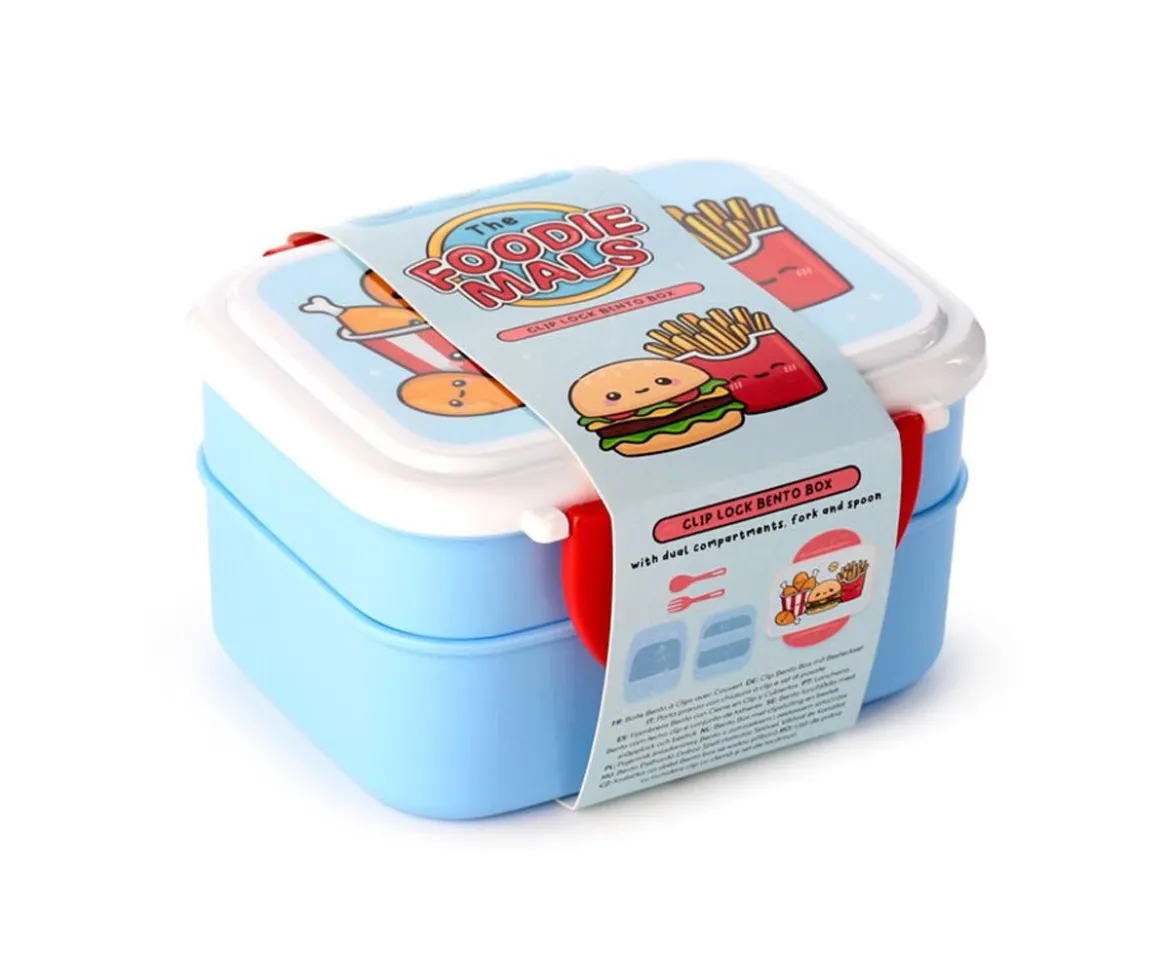 Caja de Almuerzo Bento con Cubiertos Foodiemals