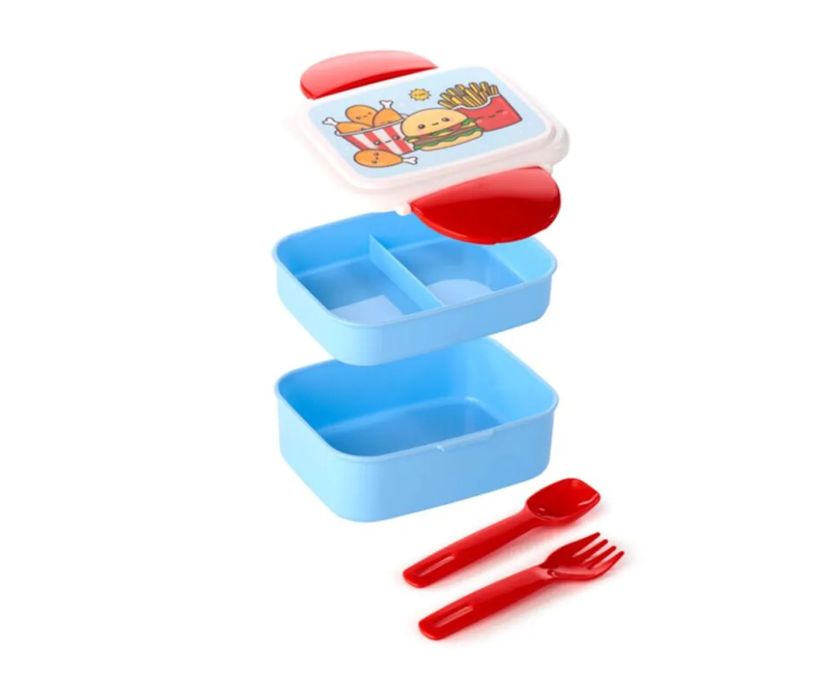 Caja de Almuerzo Bento con Cubiertos Foodiemals
