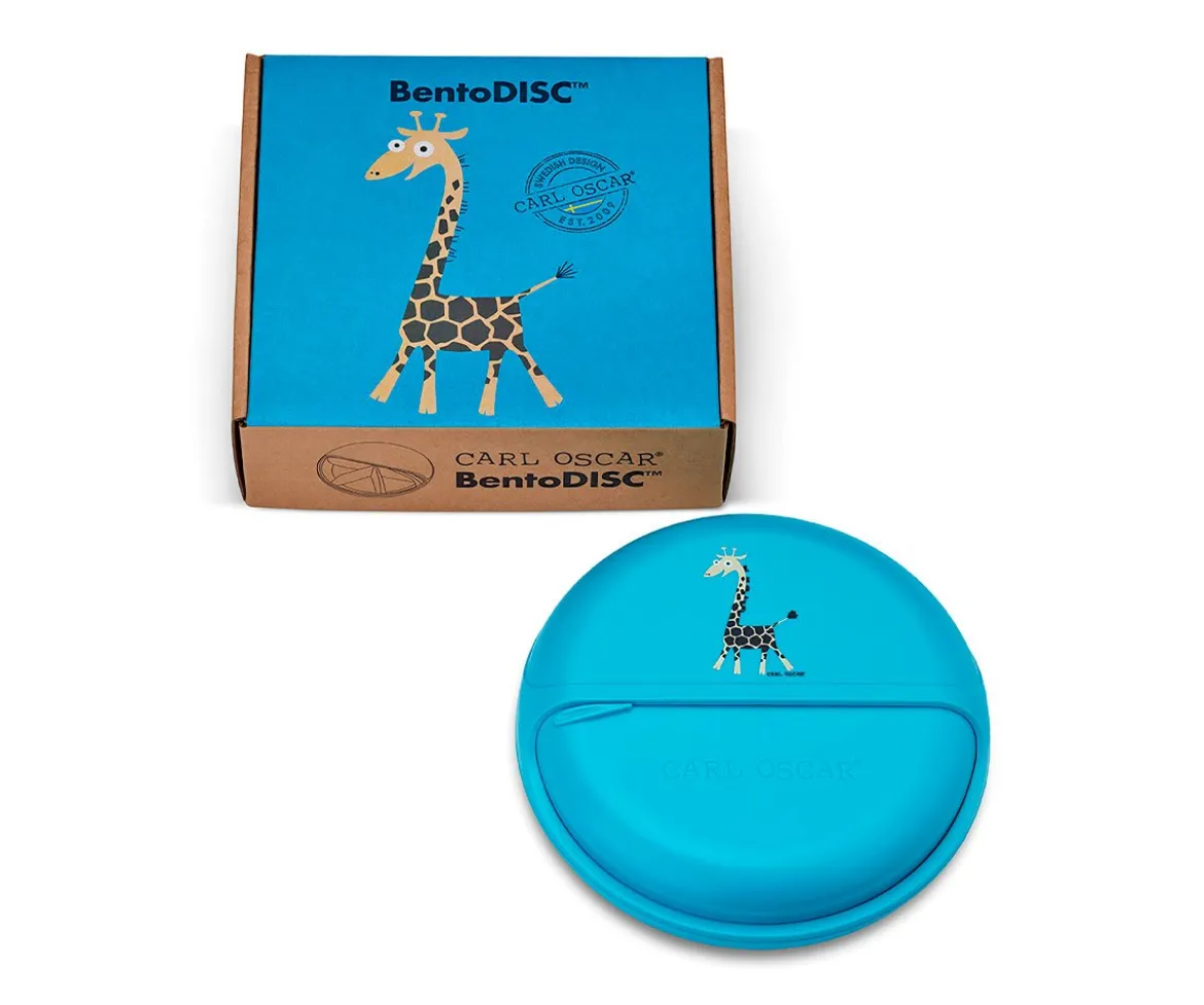 Caja de Almuerzo BentoDisc Girafa Turquesa