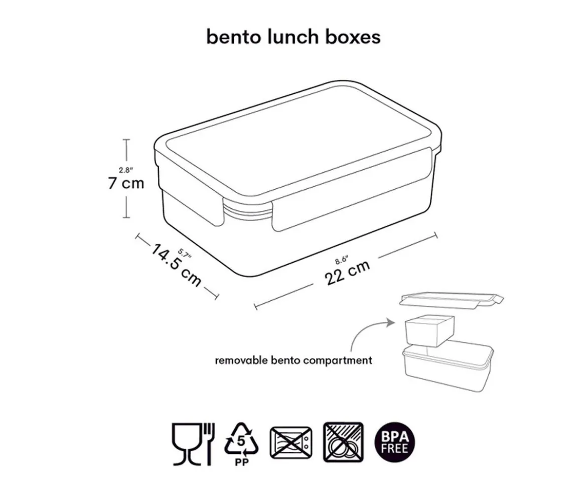 Caja de Almuerzo Bento Flowers Garden