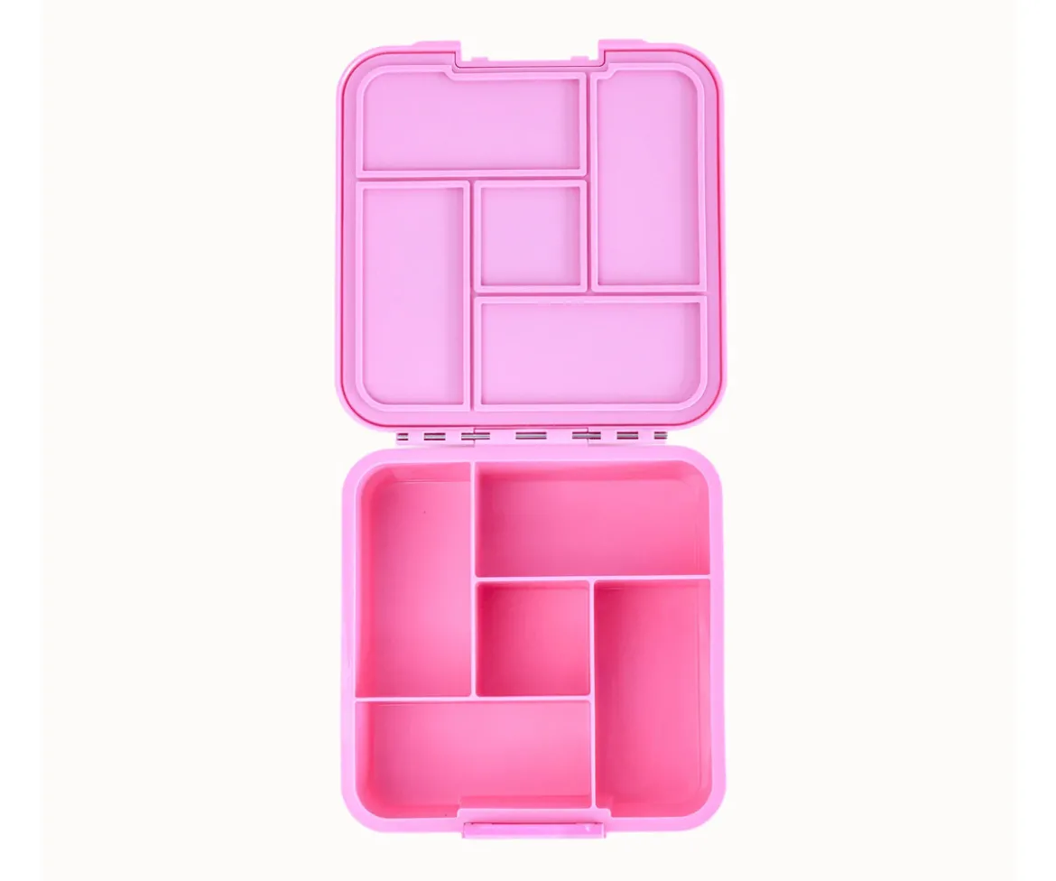 Caja de Almuerzo Bento 5 Pink Floss 5 Compartimentos