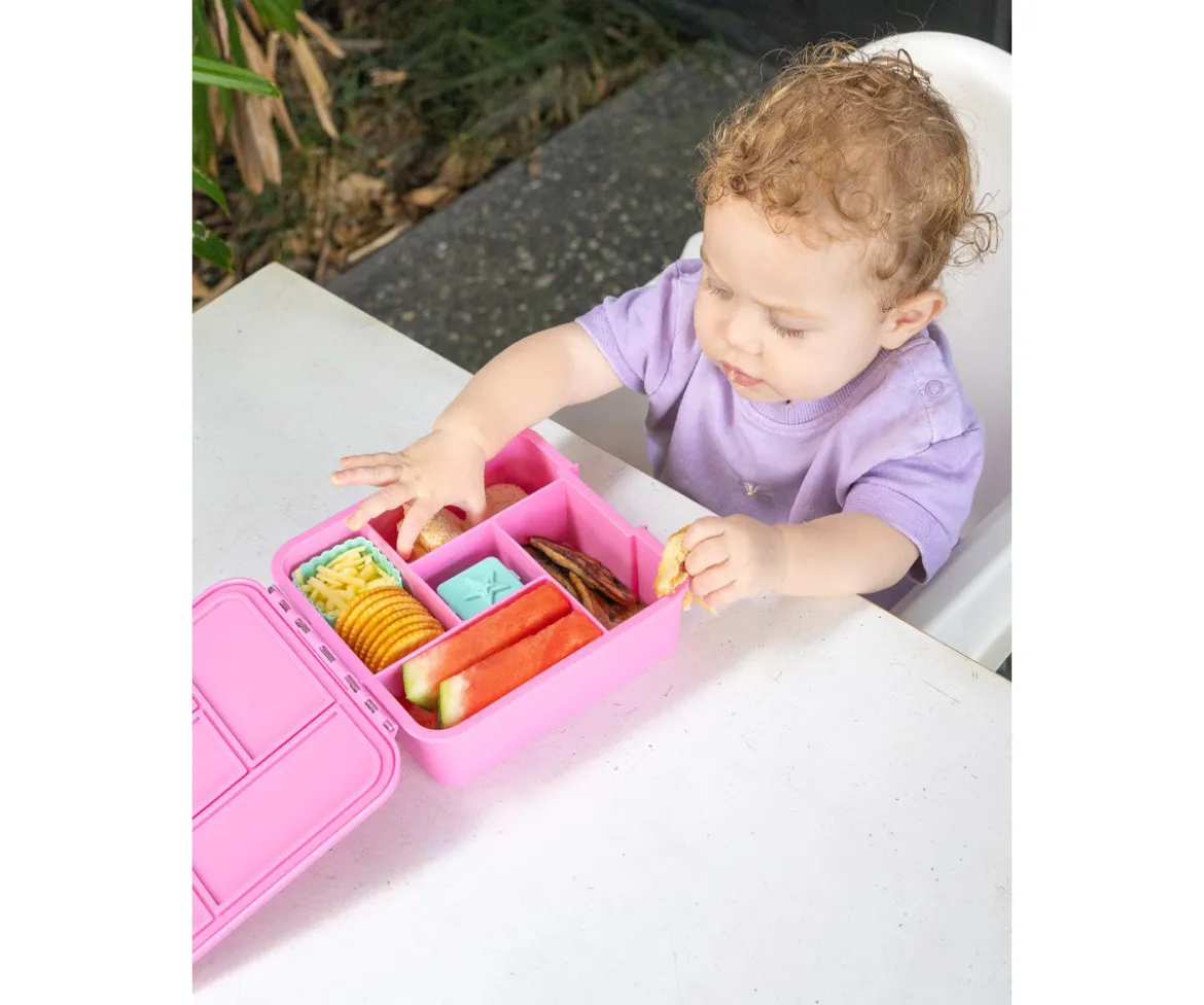 Caja de Almuerzo Bento 5 Pink Floss 5 Compartimentos