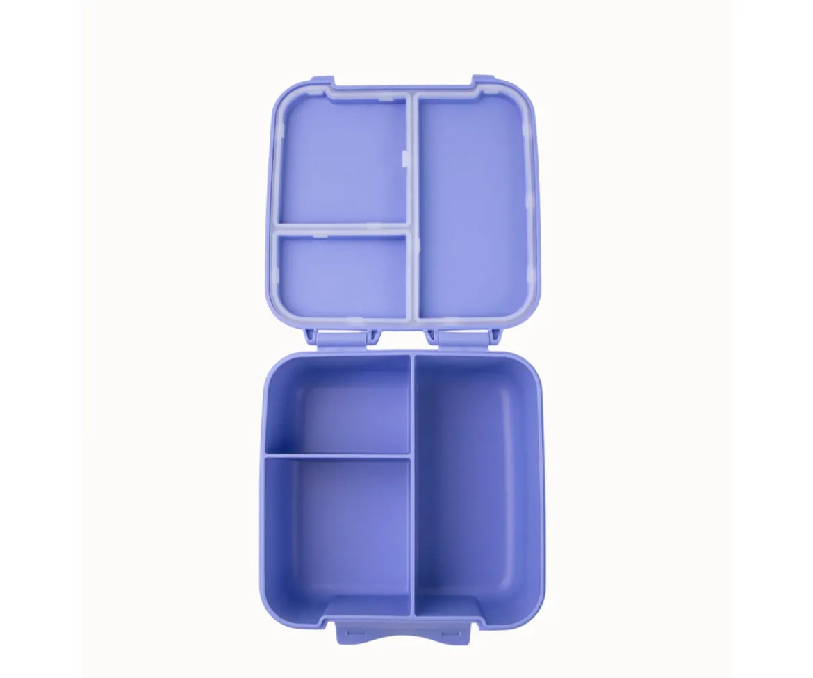 Caja de Almuerzo Bite Blue Splash 3 Compartimentos