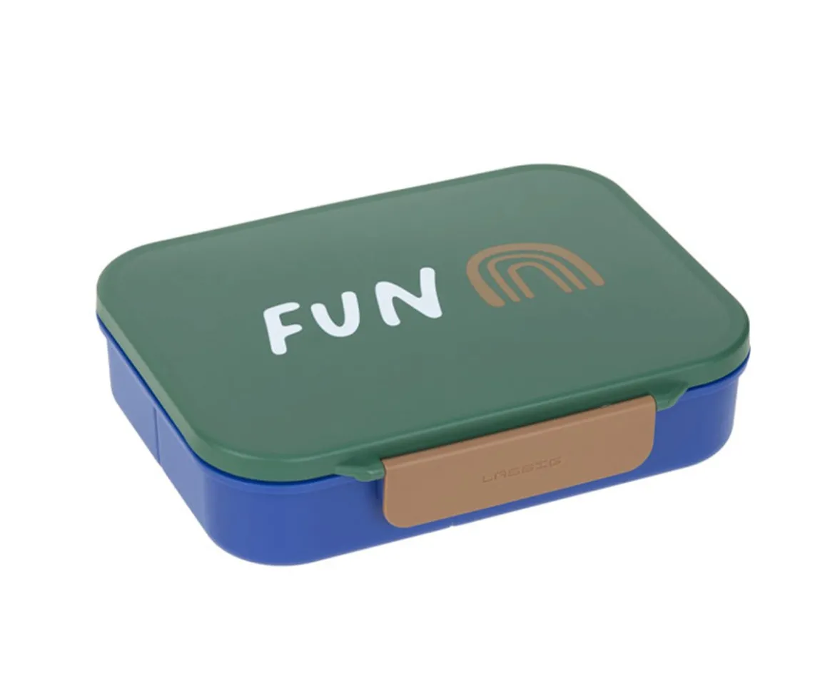 Caja de Almuerzo Compartimentos Bento Rainbow Green