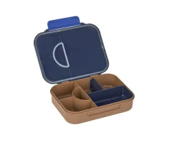 Caja de Almuerzo Compartimentos Bento Smile Navy Blue
