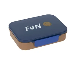 Caja de Almuerzo Compartimentos Bento Smile Navy Blue