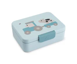 Caja de Almuerzo con Divisor Tiny Farm Blue