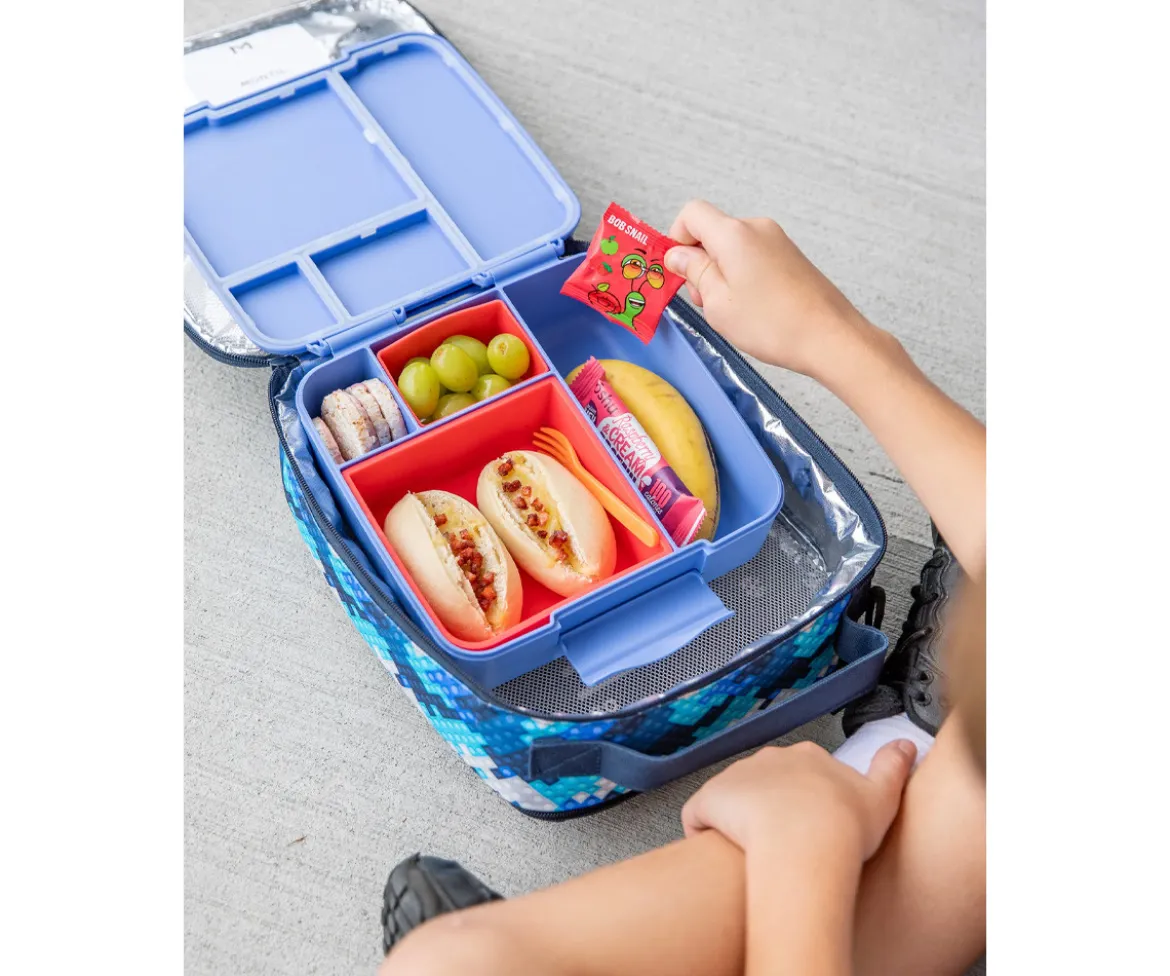 Caja de Almuerzo Feast Blue Splash 4 Compartimentos