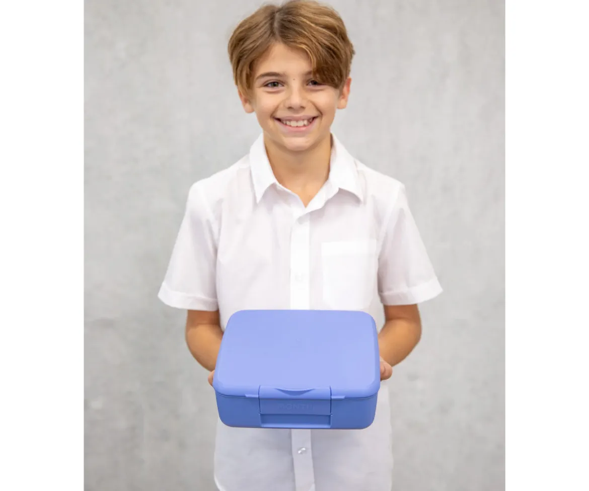 Caja de Almuerzo Feast Blue Splash 4 Compartimentos
