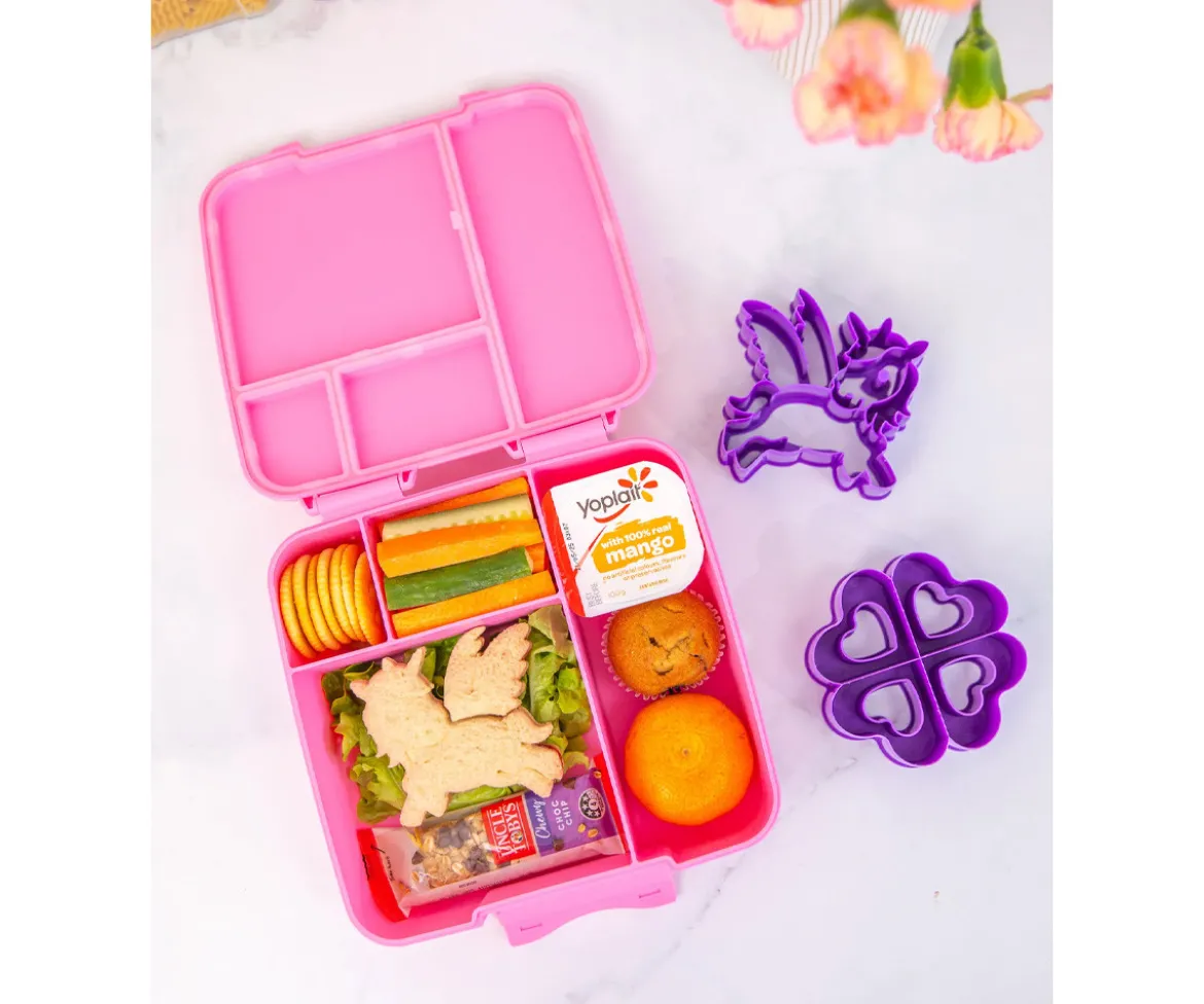 Caja de Almuerzo Feast Pink Floss 4 Compartimentos