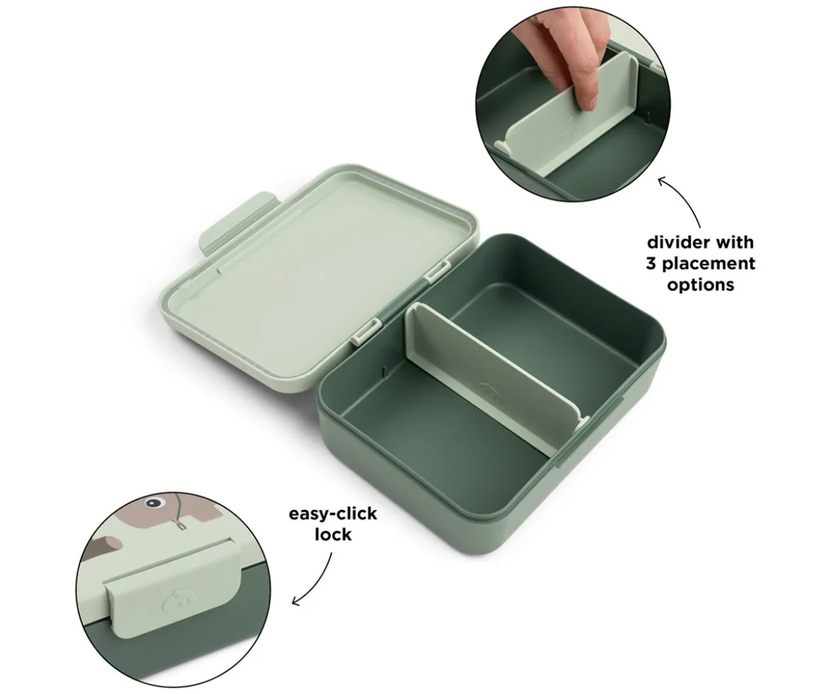 Caja de Almuerzo Grande Tiny Trails Green
