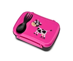 Caja de Almuerzo N'ice Box Kids Vaca Purple